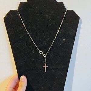 18 inch Infinity Cross necklace